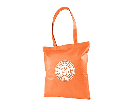 Tuscany Contrast Tote Shoppers - Orange