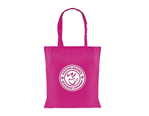 Tuscany Contrast Tote Shoppers - Pink