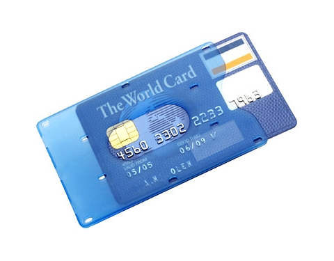 Plastic Credit Card Holder