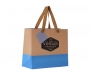 Riviera Matt Laminated Paper Gift Bags - Process Blue