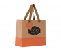 Riviera Matt Laminated Paper Gift Bags - Orange