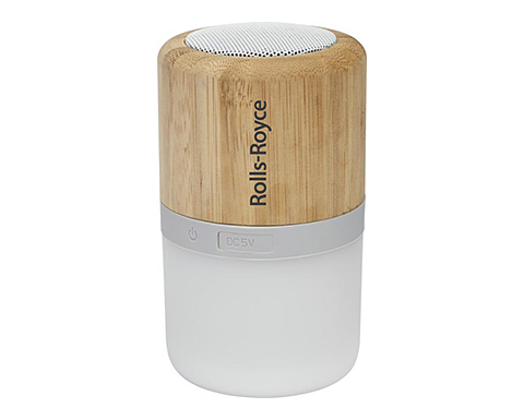 Chorus Bamboo Bluetooth Speaker With Light