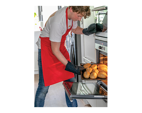 Kirkby Impact Aware Recycled Cotton Aprons - Red