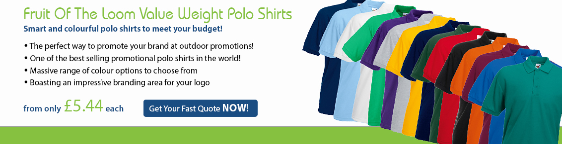 Fruit of the Loom Value Weight Polo Shirt