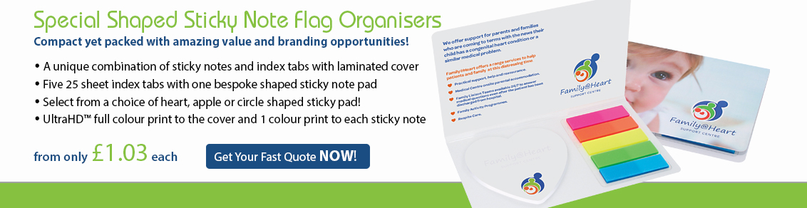 Special Shaped Sticky Note Flag Organisers