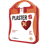 Branded MyKit Plaster First Aid Survival Cases featuring your logo and graphics at GoPromotional
