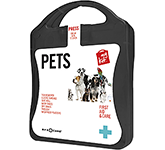 Printed MyKit Pet First Aid Survival Cases for pet marketing events at GoPromotional