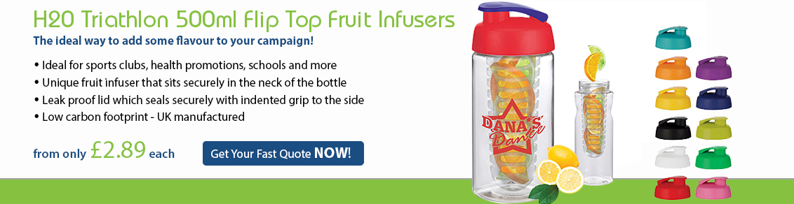 H20 500ml Flip Top Fruit Infuser