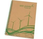A5 Natural Recycled Spiral Bound Notepads for sustainable promotions