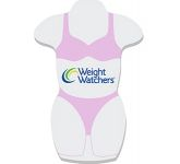 A6 Womans Body Shaped Sticky Notes for health promotions
