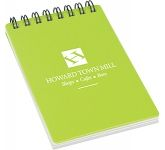 Made in the UK A6 Spectrum Polyprop Wirebound Notepads at GoPromotional