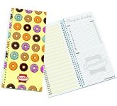 UK Manufactured Active Wirebound Polyprop Daily Planners with 50 writing sheets of paper