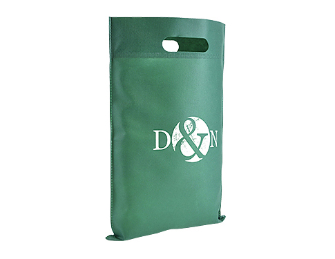 Slimline Non-Woven Carrier Bags - Green