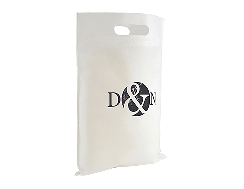 Slimline Non-Woven Carrier Bags - White
