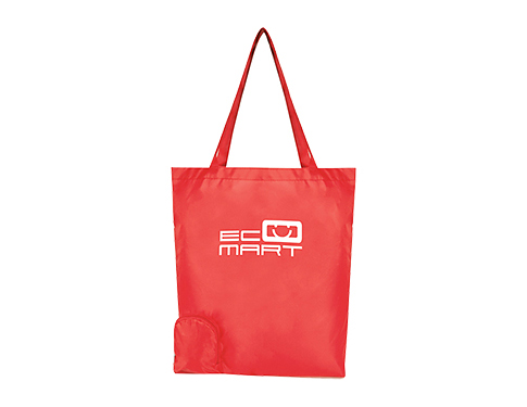 Metro Foldable Shopping Bags - Red