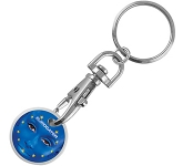 Vision Pound ColourBrite Trolley Coin Keyring