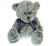 20cm Mulberry Bear With Bow