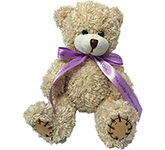 18cm Paw Bear With Bow