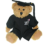 25cm Sparkie Bear With Graduation Cap & Gown
