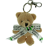 Toby Bear Keyrings With Bow branded with your logo for corporate gifting at GoPromotional