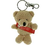 Toby Bear Keyrings With Sash with full colour printing at GoPromotional UK