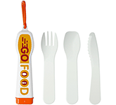 Branded Lunch Mate Recycled Cutlery Sets in many colours at GoPromotional