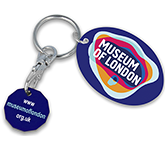 Recycled Oval Trolley Coin Partner - Coloured