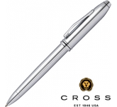 Corporate promotional engraved Cross Townsend Lustrous Chrome Pens at GoPromotional