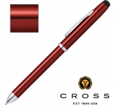 Cross TECH3+ Translucent Red Multi-Function Pens personalised with your business logo at GoPromotional UK