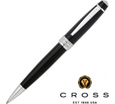 Custom engraved Cross Bailey Black Lacquered Pens for executive company giveaways at GoPromotional