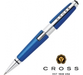 Executive branded Cross Edge Nitro Blue Rollerball Pens at GoPromotional