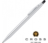 Laser engraved Cross Click Chrome Pens for luxury business gifts
