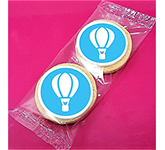 Custom printed Pack of 2 Round Shortbread Biscuits featuring your logo