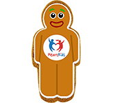 Mini Ginger Biscuit Man printed with your logo at GoPromotional