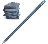 Recycled Denim Pencils with your design screen printed at GoPromotional