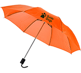 Thirsk Telescopic Umbrellas branded with company logos