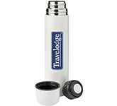 Tour 1 Litre Stainless Steel Isolating Vacuum Flasks branded with your logo at GoPromotional