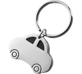Car Shaped Key Holders engraved with a customer logo for business promotions