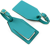 Edge Recycled Leather Luggage Tag