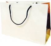 Logo branded Redwood Premium Rope Handled Paper Bags at GoPromotional