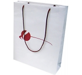 Sycamore Premium Rope Handled Paper Bags printed with your company logo and message at GoPromotional