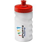 Bespoke custom printed Contour Grip 300ml Sports Bottles - Push Pull Cap