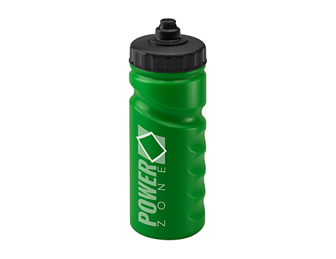 Contour Grip 500ml Sports Bottles - Valve Cap - Green