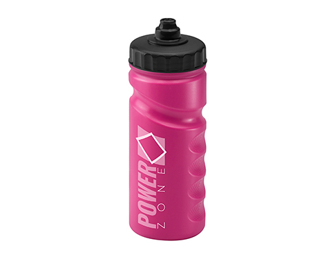 Contour Grip 500ml Sports Bottles - Valve Cap - Pink
