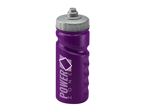 Contour Grip 500ml Sports Bottles - Valve Cap - Purple