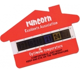 Small House Shaped Temperature Gauge Card