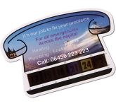 Small Telephone Shaped Temperature Gauge Card