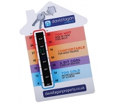 A6 House Shaped Temperature Gauge Card