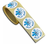 Promotional 37mm Rolls Of Paper Stickers printed with your charity logo and message