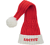 Corporate branded Long Christmas Knitted Beanies with your design at GoPromotional
